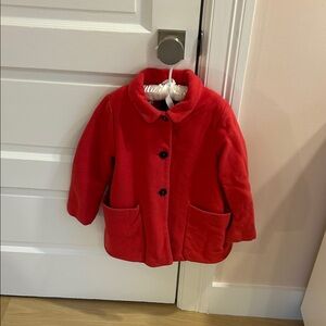 Jacadi Vibrant Red Kids Pea Coat